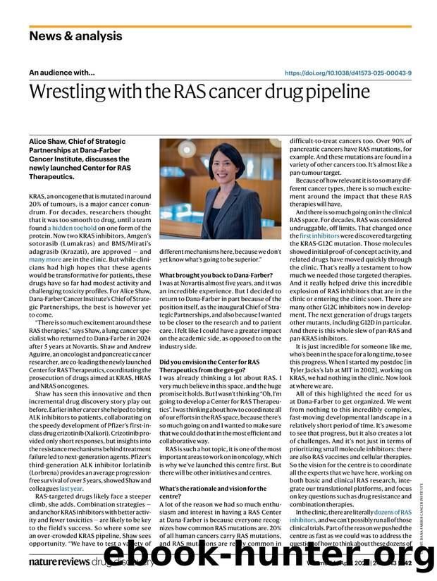 Wrestling with the RAS cancer drug pipeline by Asher Mullard