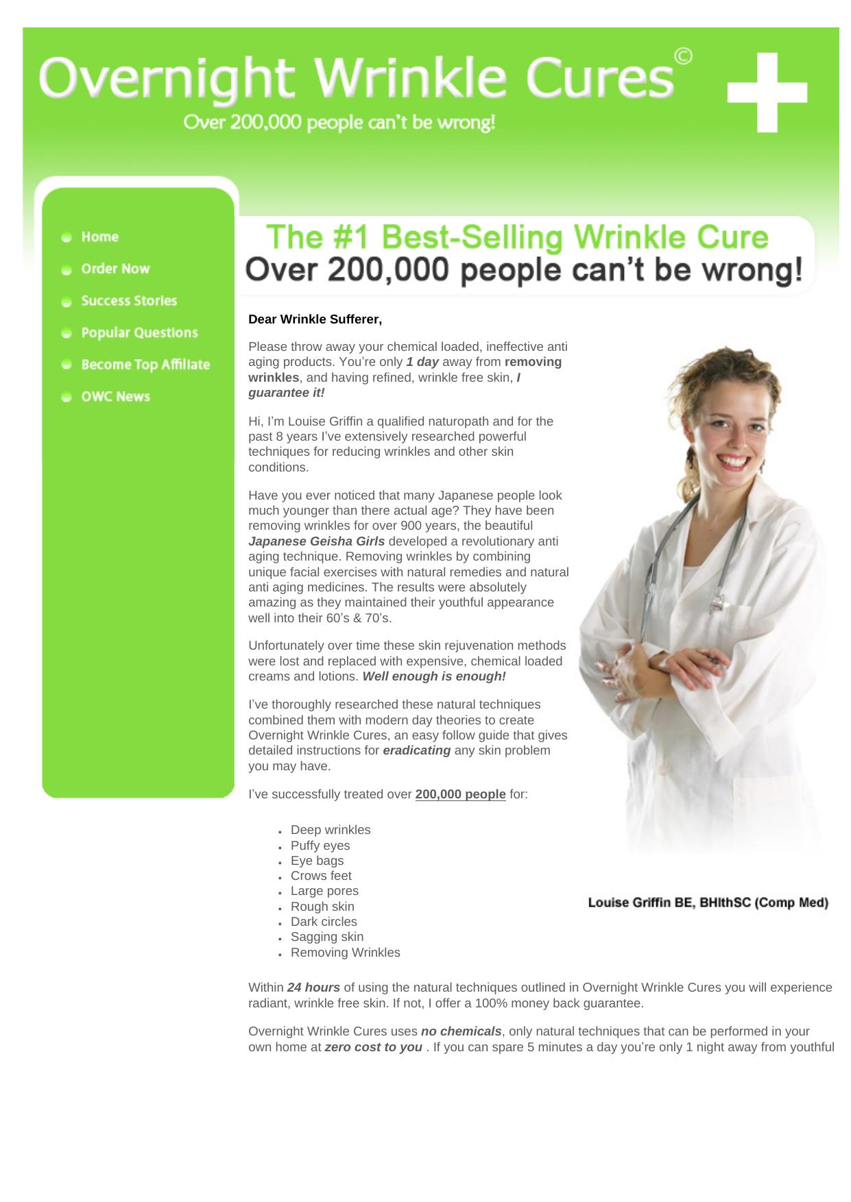 Wrinkle Free In 1 Night. by Best of Kuszter's Collection