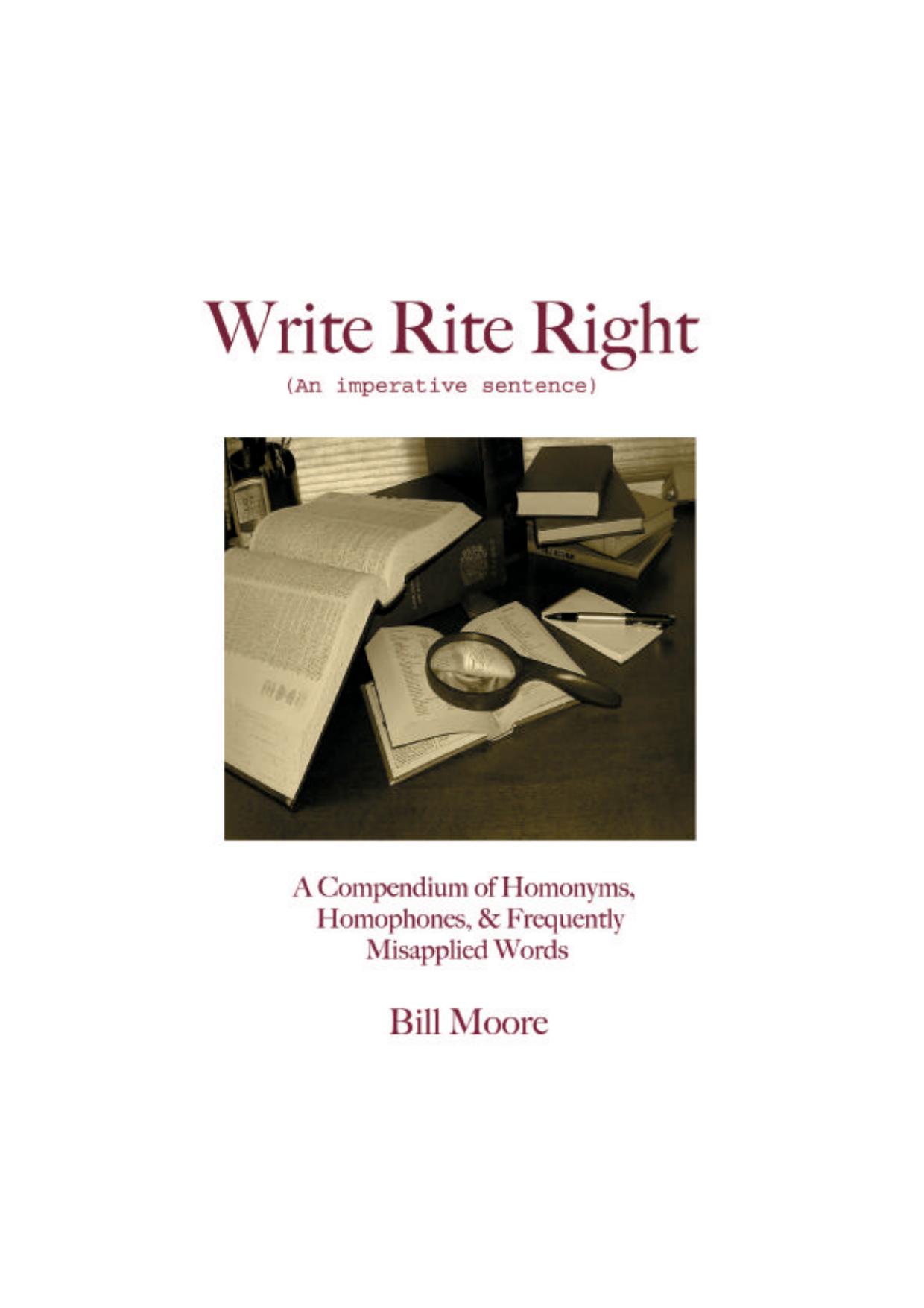 Write Rite Right.pdf by The Saint