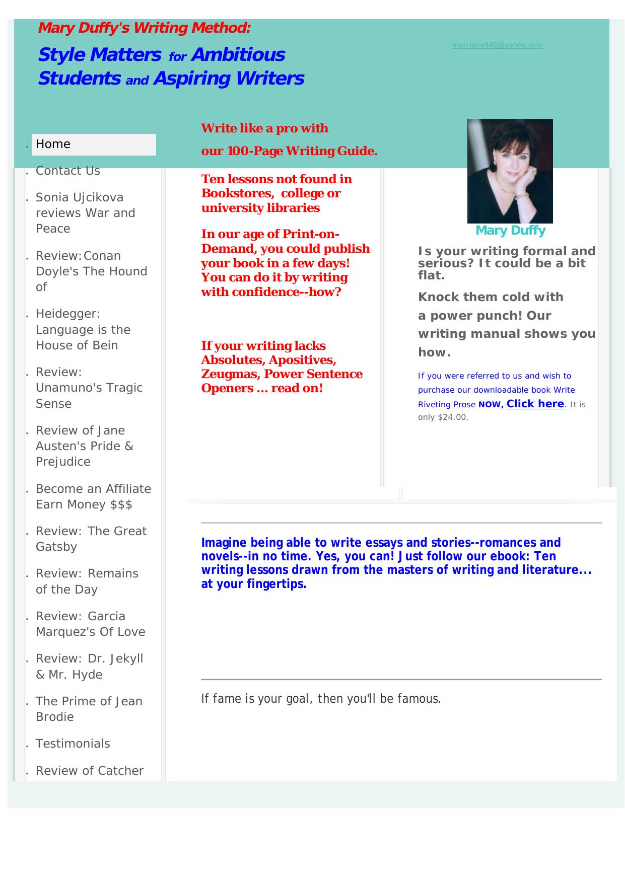 Write Riveting Prose. by Best of Kuszter's Collection