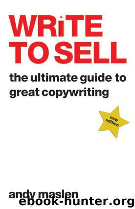 Write to Sell: The ultimate guide to great copywriting by Maslen Andy