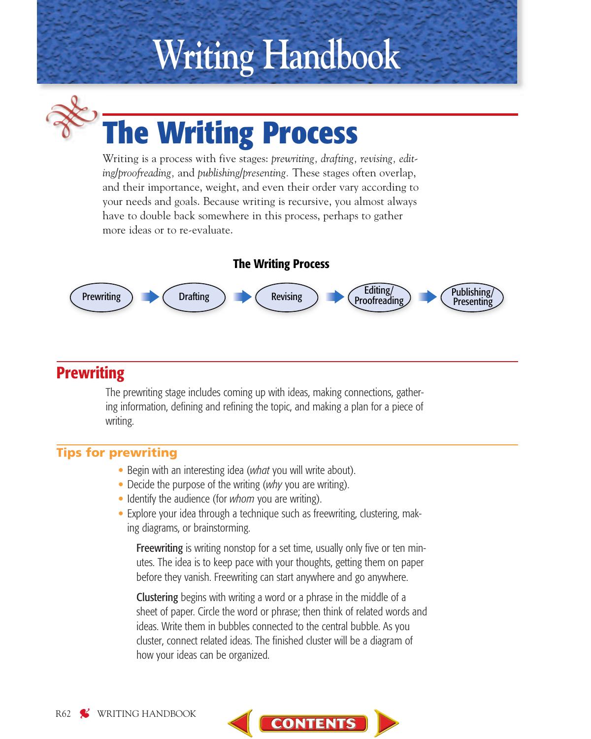 Writing Handbook by Glencoe/McGraw-Hill