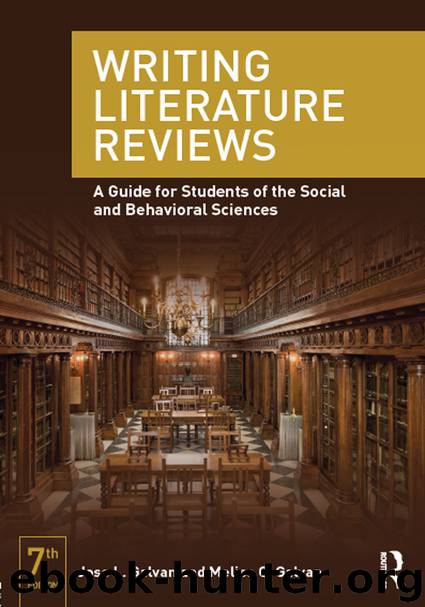 Writing Literature Reviews by Galvan Jose L.; Galvan Melisa C.;