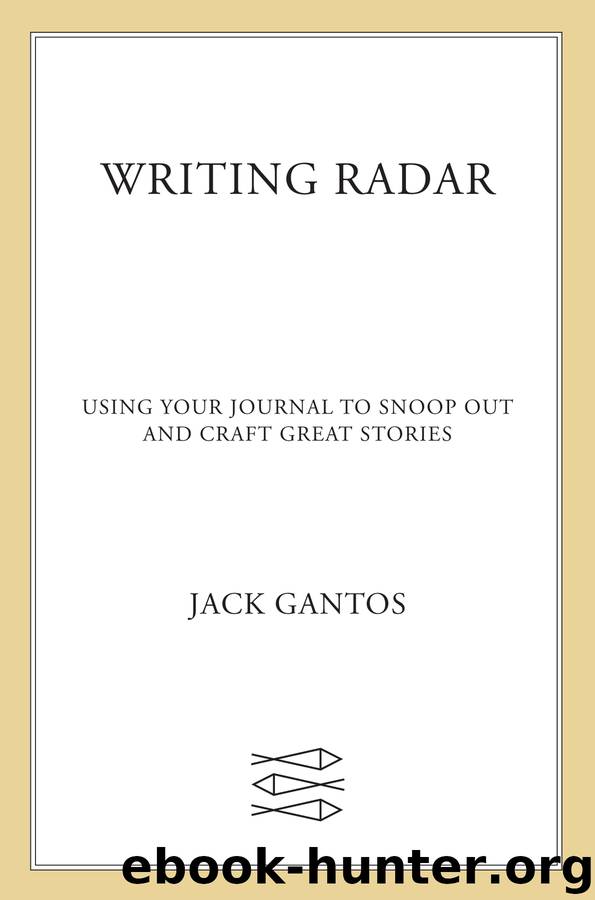 Writing Radar by Jack Gantos