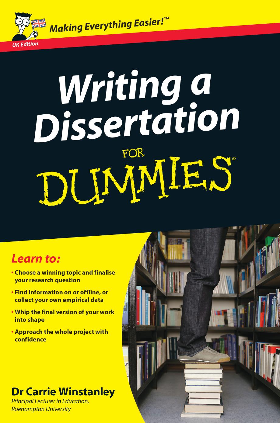 Writing a Dissertation For Dummies by Unknown