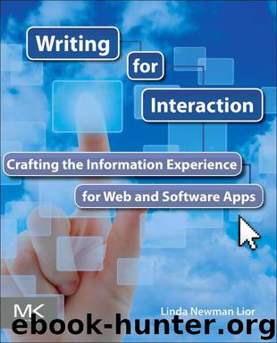 Writing for Interaction by Newman Lior Linda