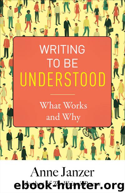 Writing to Be Understood by Anne Janzer