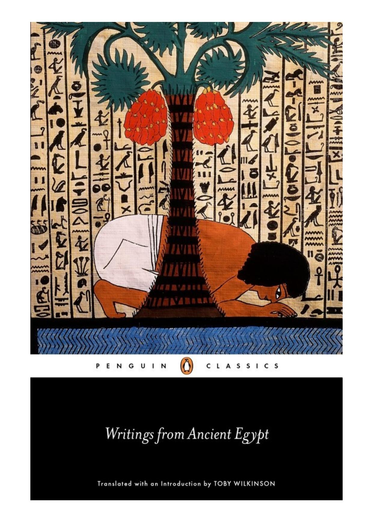 Writings from Ancient Egypt by Toby Wilkinson