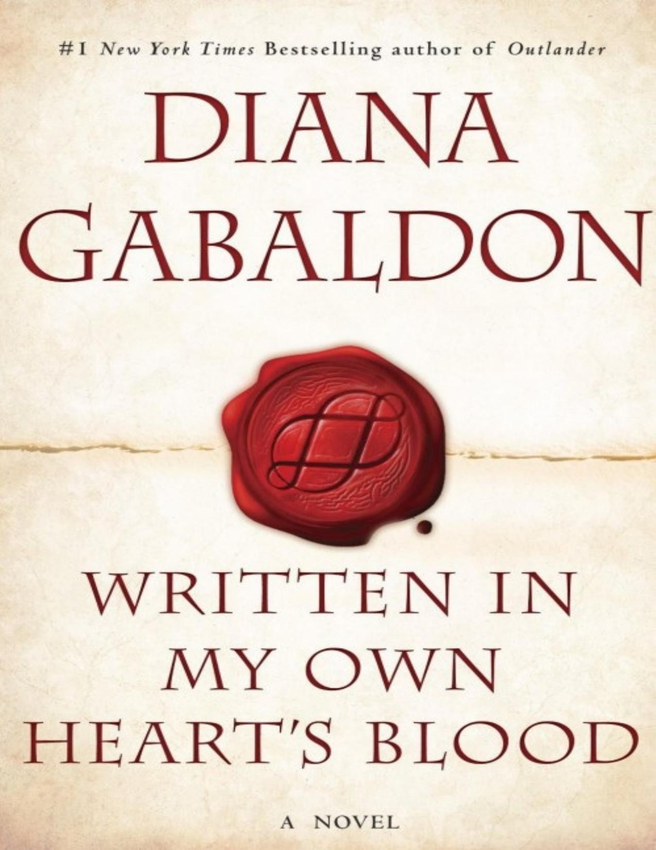 Written in My Own Heart's Blood by Diana Gabaldon