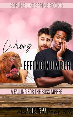 Wrong Effing Number_A Falling for the Boss MPreg (Sprung Like Spring Book 6) by J. D. Light