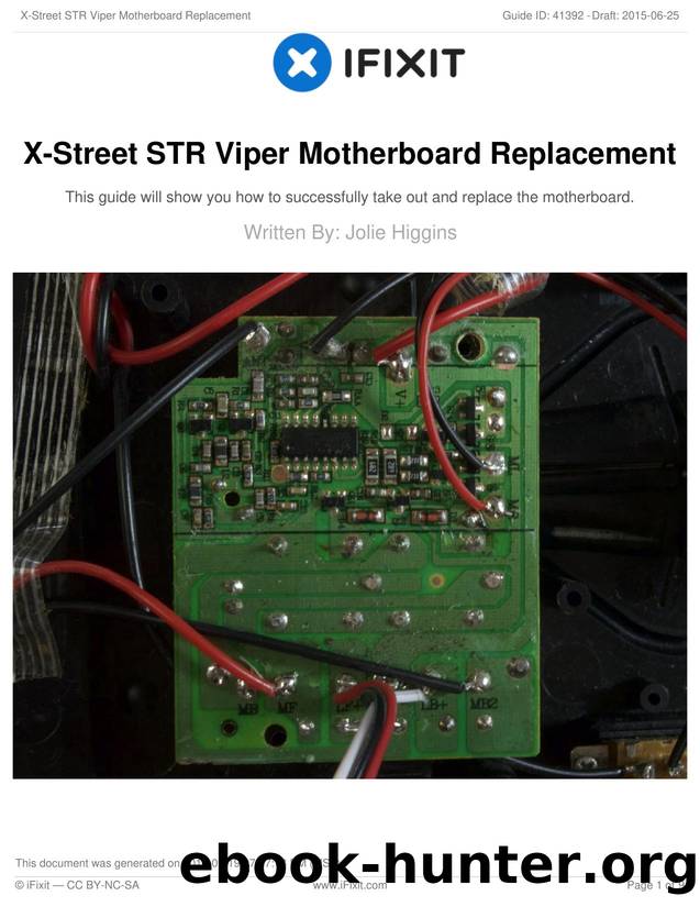 X-Street STR Viper Motherboard Replacement by Unknown