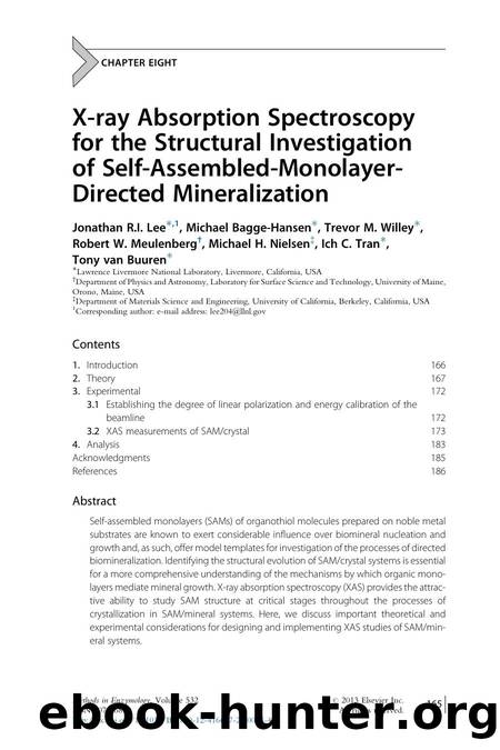 X-ray Absorption Spectroscopy for the Structural Investigation of Self-Assembled-Monolayer-Directed Mineralization by unknow