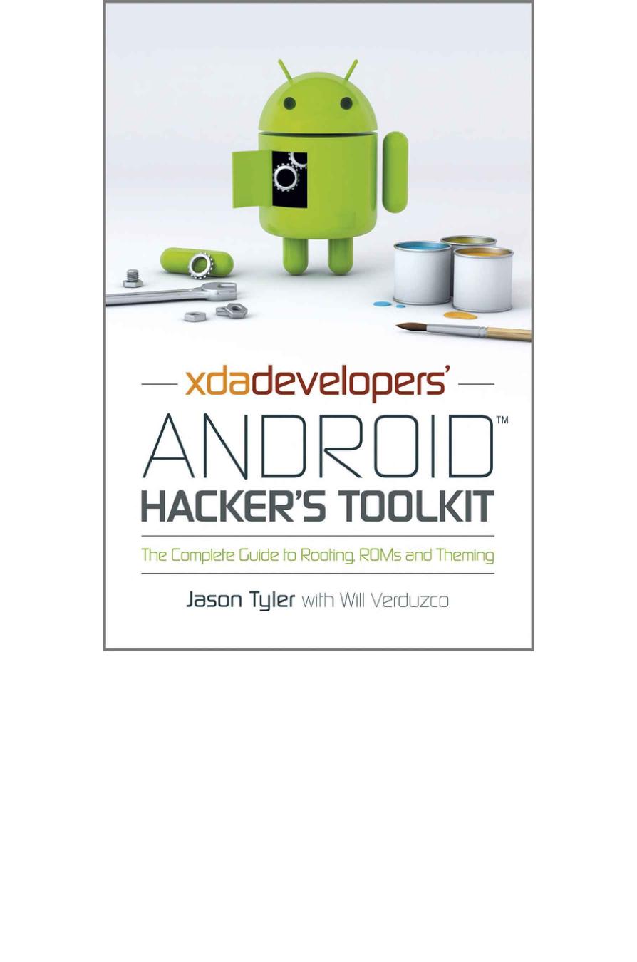 XDA Developers' Android Hacker's Toolkit by Jason Tyler