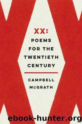 XX by Campbell McGrath
