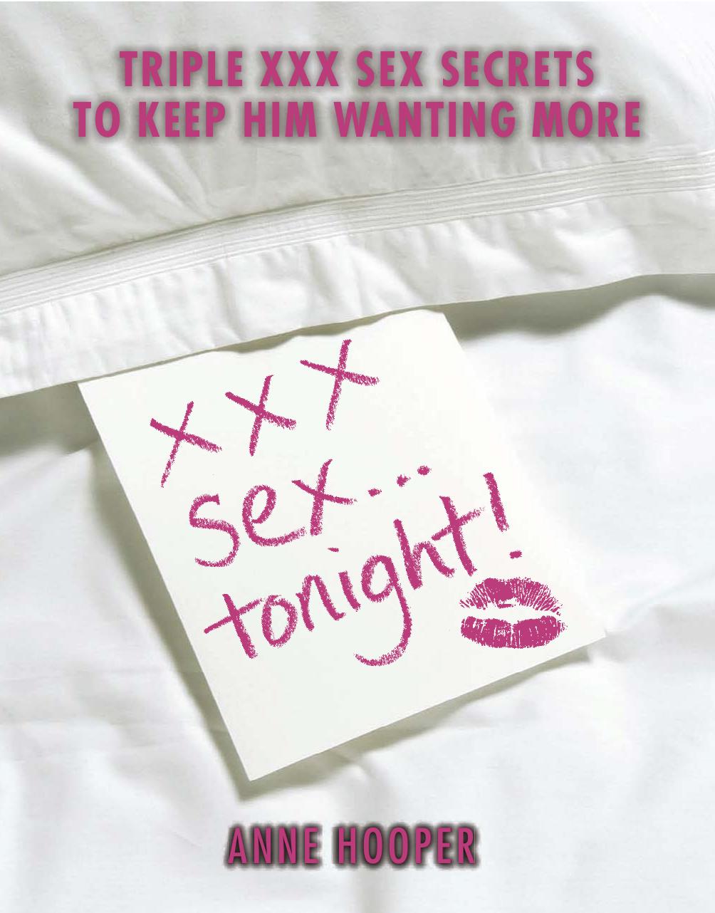 XXX Sex . . . Tonight by Unknow