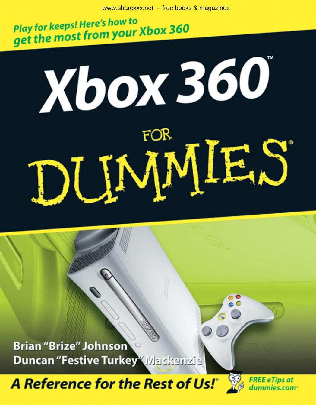 Xbox 360For Dummies by Brian Johnson Duncan Mackenzie
