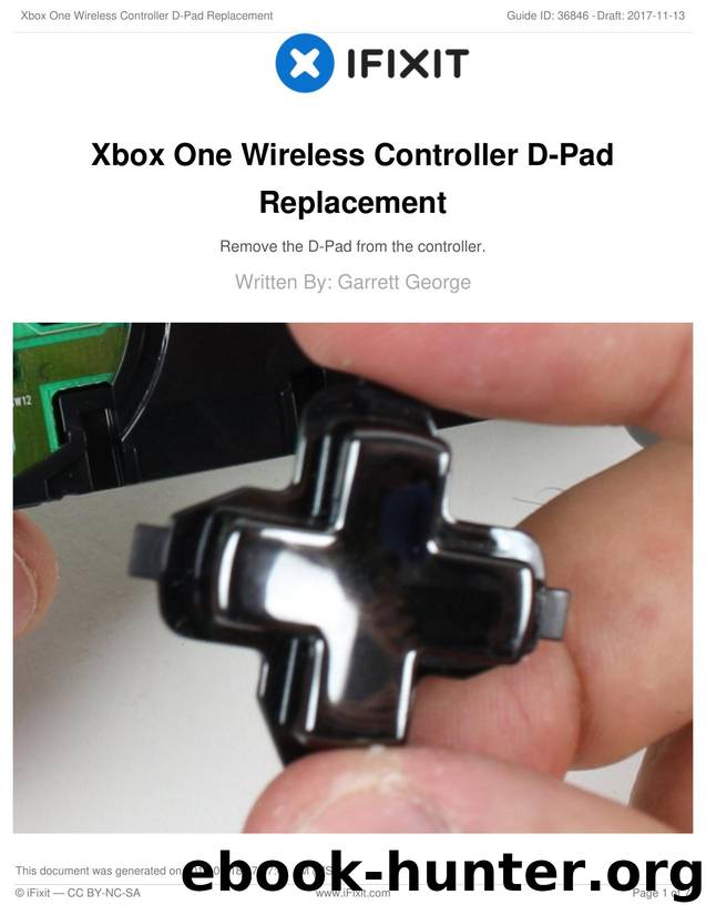 Xbox One Wireless Controller D-Pad Replacement by Unknown