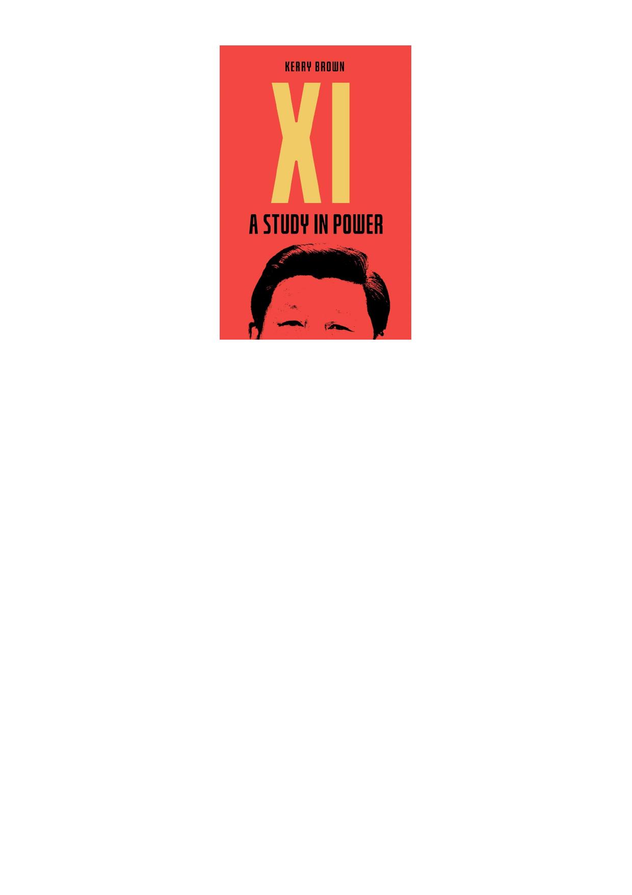 Xi: A Study in Power: A Study in Power by Kerry Brown