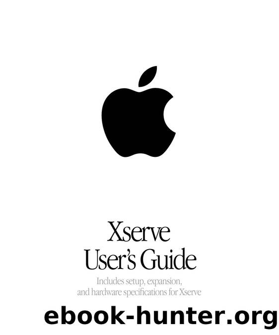 Xserve User's Guide by Instructional Products