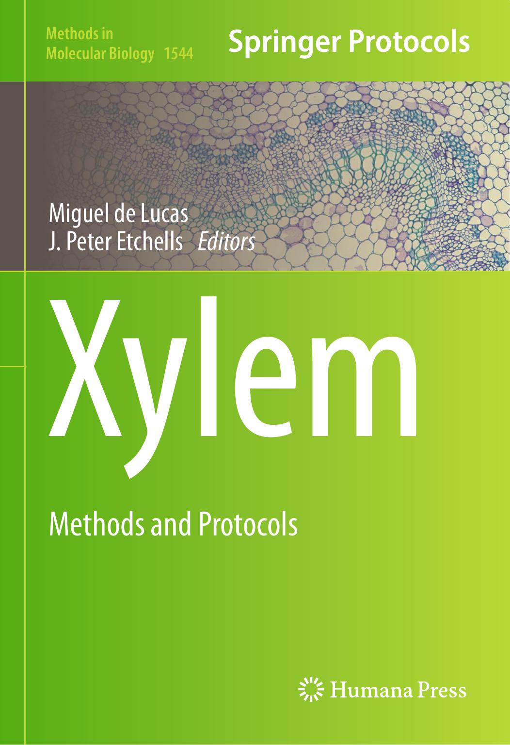 Xylem: Methods and Protocols by Miguel de Lucas J. Peter Etchhells (eds.)