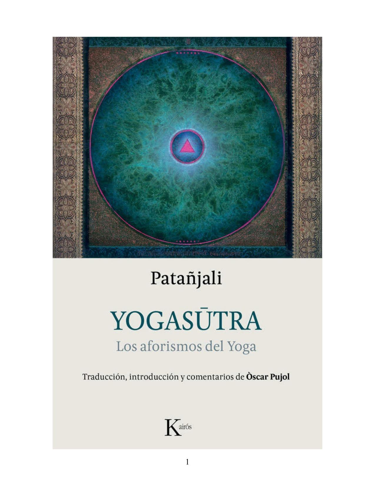 YOGASUTRA (Spanish Edition) by Òscar Pujol