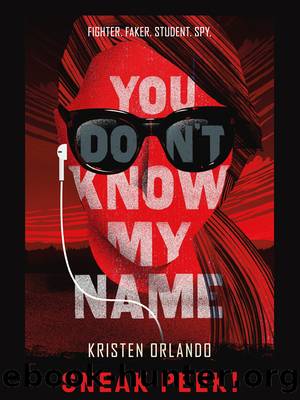 YOU DON'T KNOW MY NAME Chapter Sampler by kristen orlando