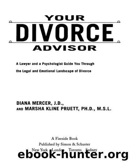 YOUR DIVORCE ADVISOR by DIANA MERCER