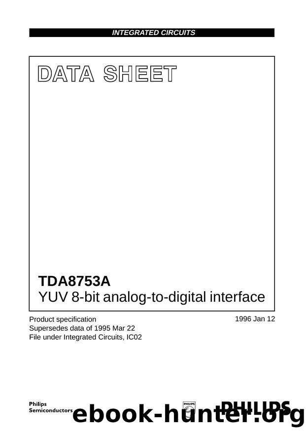 YUV 8-bit analog-to-digital interface by Philips Semiconductors
