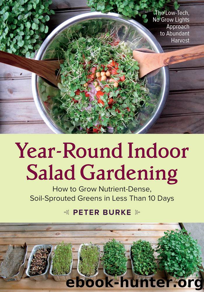 Year-Round Indoor Salad Gardening by Peter Burke