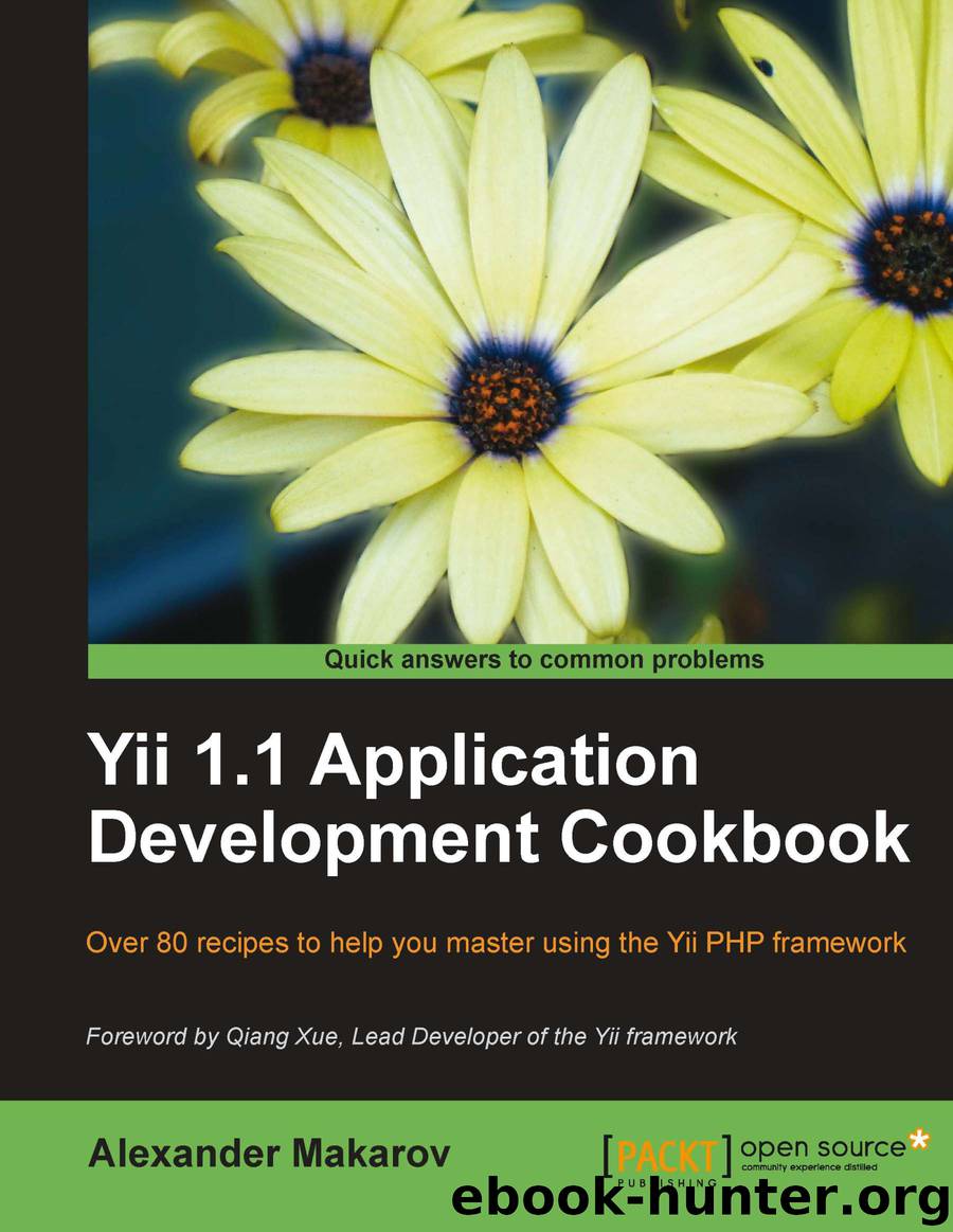Yii 1.1 Application Development Cookbook by unknow
