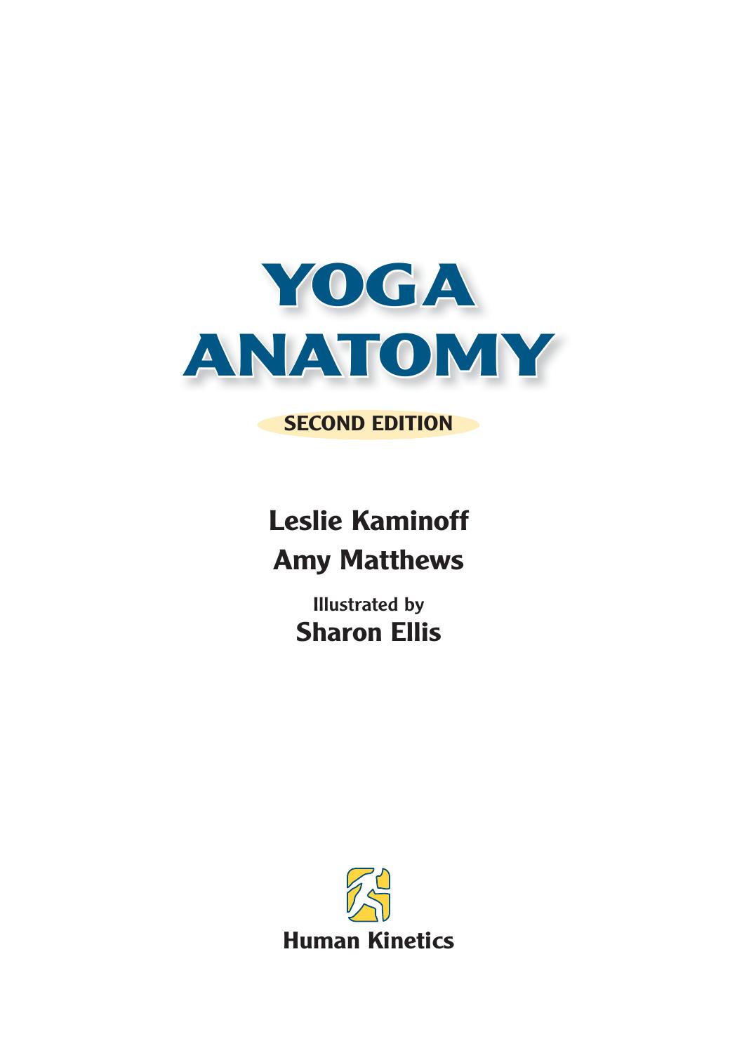 Yoga Anatomy by Unknow