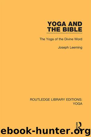 Yoga and the Bible by Leeming Joseph;
