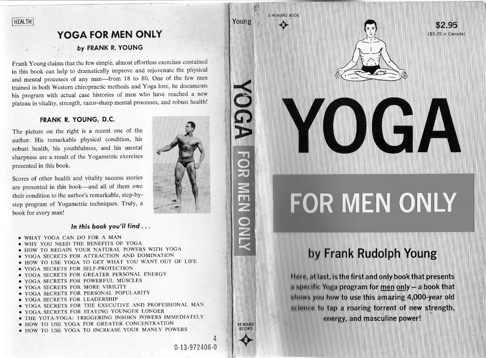 Yoga for Men Only by Frank R. Young