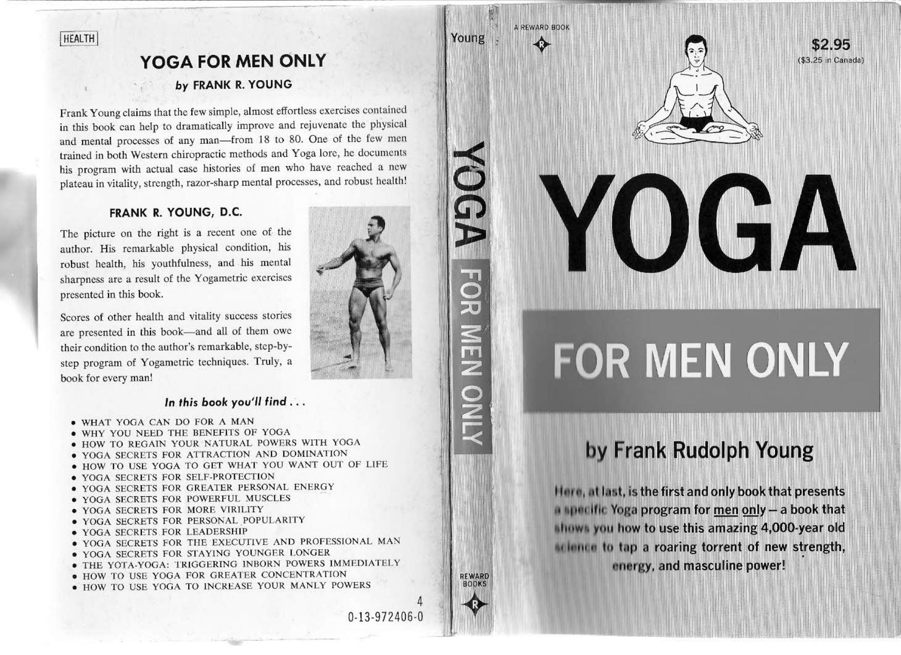 Yoga for Men Only by Frank Rudolph Young