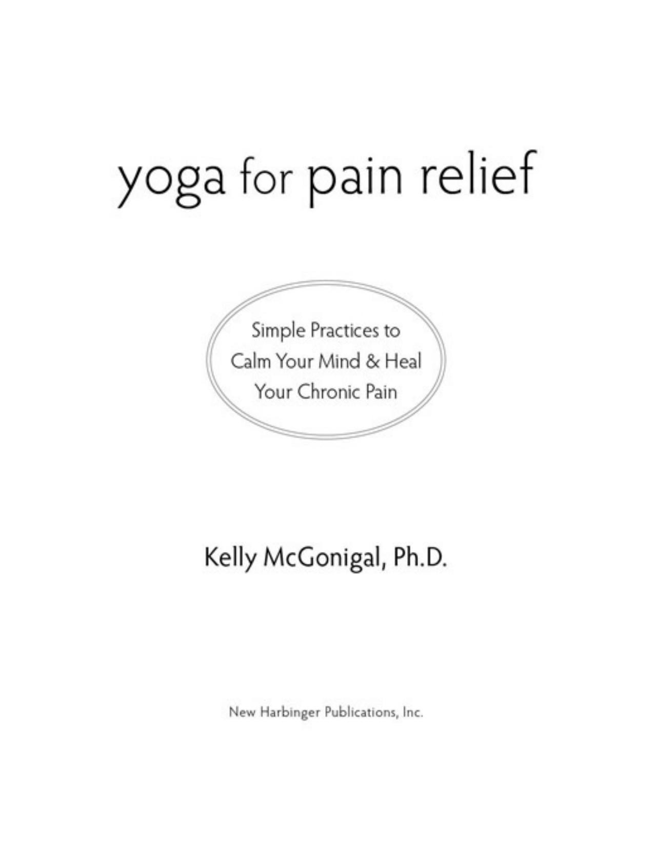Yoga for Pain Relief by Timothy McCall