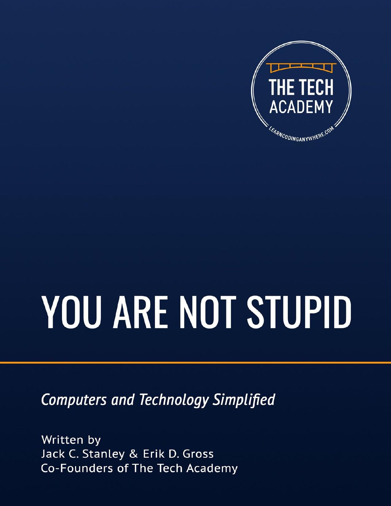You Are Not Stupid: Computers and Technology Simplified by Academy Tech & Gross Erik & Stanley Jack