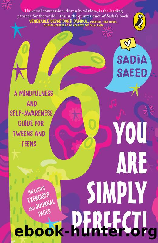 You Are Simply Perfect! a Mindfulness and Self-Awareness Guide for Tweens and Teens by Sadia Saeed