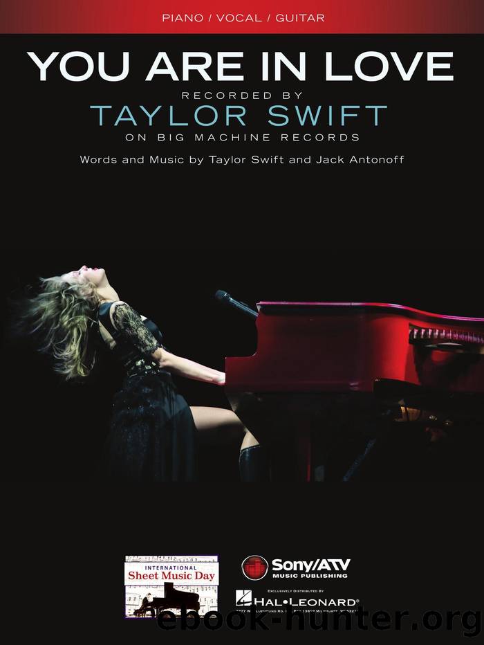 You Are in Love Sheet Music by Taylor Swift