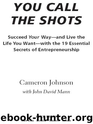 You Call the Shots by Cameron Johnson