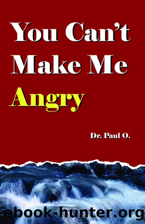 You Can't Make Me Angry by Paul O