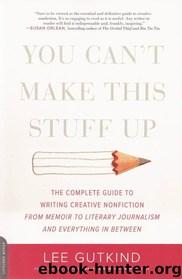 You Can't Make This Stuff Up by Lee Gutkind