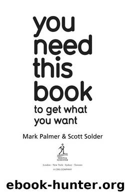 You Need This Book by Mark Palmer & Scott Solder