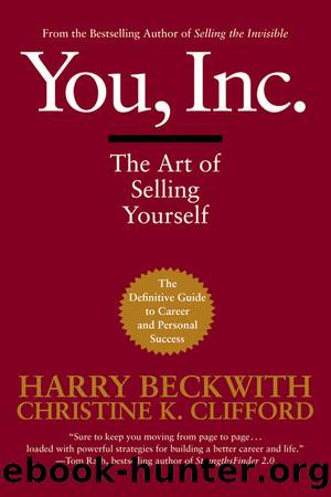 You, Inc. by Harry Beckwith & Christine Clifford Beckwith