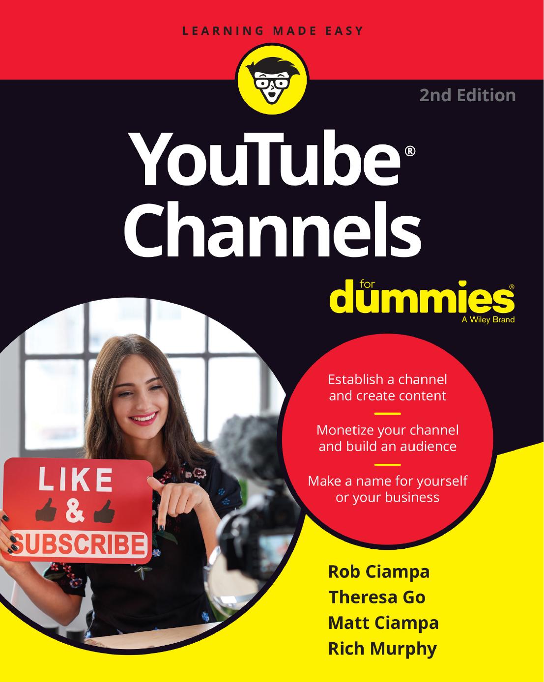 YouTube Channels For Dummies, 2nd Edition by Unknow