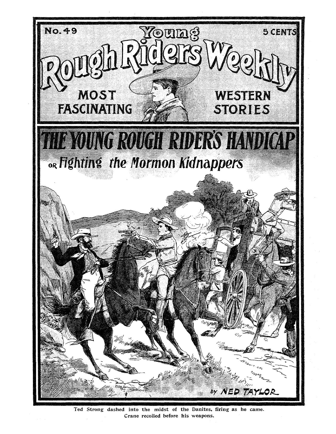 Young Rough Riders Weekly 049 (1905-03-25.Street&Smith) Handicap (B&W) (BGSU13410) by Unknown