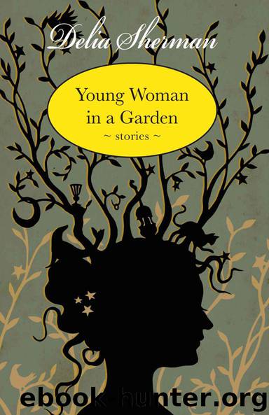 Young Woman in a Garden by Delia Sherman