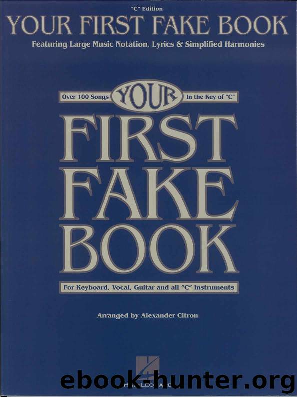 Your First Fake Book by Hal Leonard Corporation