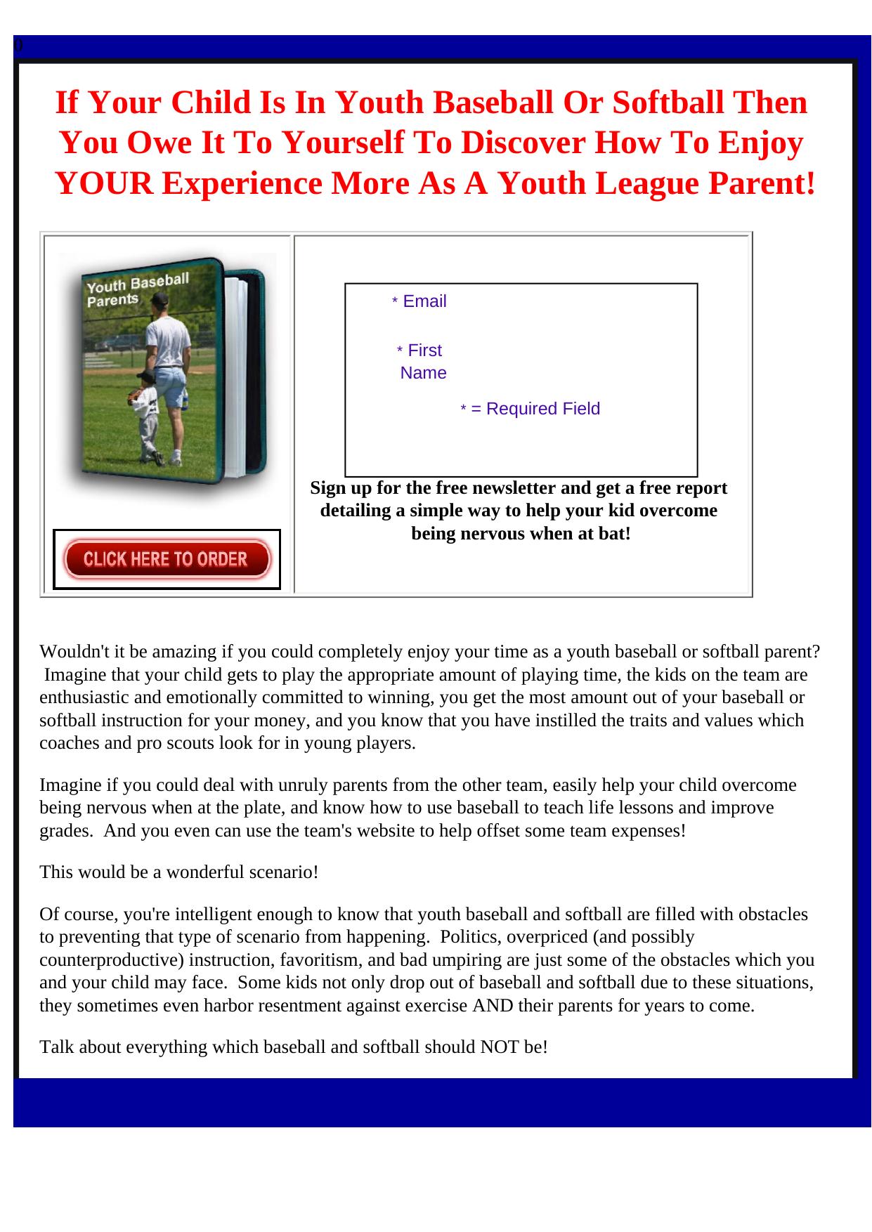 Youth Baseball Parents.. by Best of Kuszter's Collection