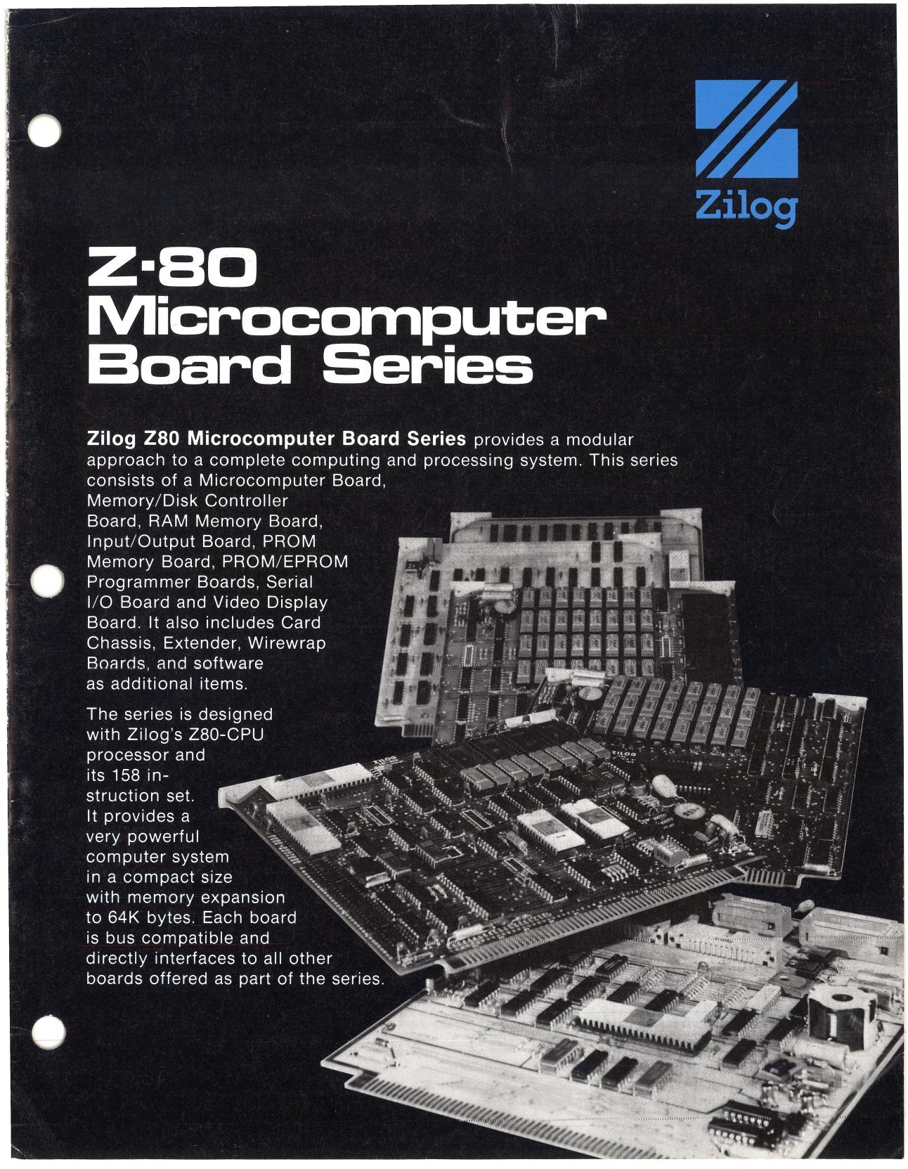 Z-80 Microcomputer Board Series by Unknown