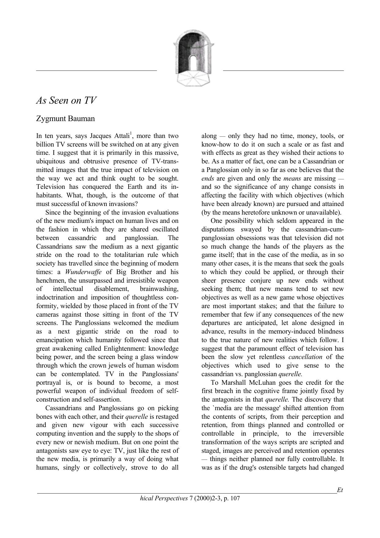 Z. Bauman: As Seen on TV by OEM